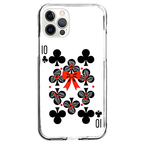 

Poker Phone Case For Apple iPhone 12 iPhone 11 iPhone 12 Pro Max Unique Design Protective Case and Screen Protector Shockproof Back Cover TPU