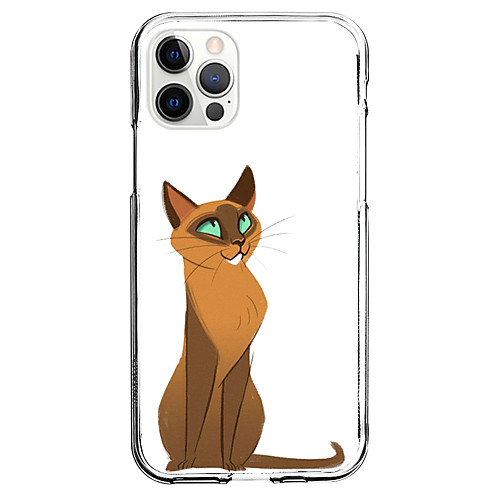 

Cat Animal Phone Case For Apple iPhone 12 iPhone 11 iPhone 12 Pro Max Unique Design Protective Case Shockproof Back Cover TPU
