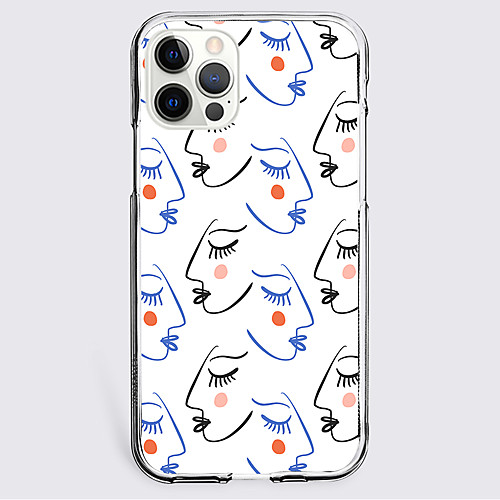 

Painting Person Phone Case For Apple iPhone 12 iPhone 11 iPhone 12 Pro Max Unique Design Protective Case Shockproof Back Cover TPU