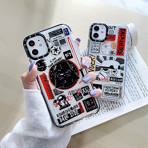 

Phone Case For Apple Back Cover iPhone 12 Pro Max 11 SE 2020 X XR XS Max 8 7 Shockproof Transparent Cartoon Transparent TPU