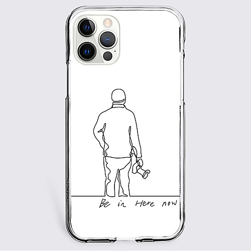

Painting Person Phone Case For Apple iPhone 12 iPhone 11 iPhone 12 Pro Max Unique Design Protective Case Shockproof Back Cover TPU