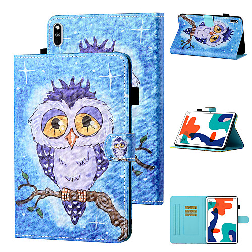 

Phone Case For Huawei Tablets Full Body Case Huawei Mediapad T5 10 MatePad T8 Shockproof Cartoon Animal TPU