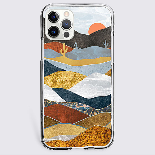 

Painting scenery Phone Case For Apple iPhone 12 iPhone 11 iPhone 12 Pro Max Unique Design Protective Case Shockproof Back Cover TPU