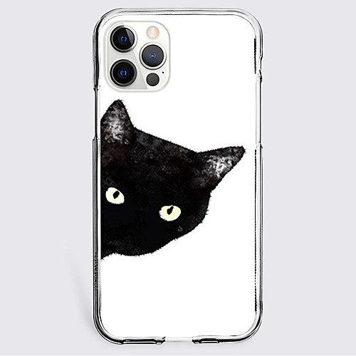

Cat Animal Phone Case For Apple iPhone 12 iPhone 11 iPhone 12 Pro Max Unique Design Protective Case Shockproof Back Cover TPU