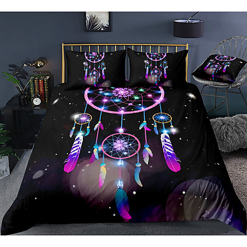 

3D Printing Home Bedding Duvet Cover Sets Soft Microfiber For Kids Teens Adults Bedroom Abstract 1 Duvet Cover 1/2 Pillowcase Shams
