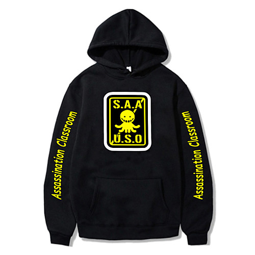 

Inspired by Assassination Classroom Korosensei Cosplay Costume Hoodie Polyester / Cotton Blend Graphic Prints Printing Harajuku Graphic Hoodie For Women's / Men's