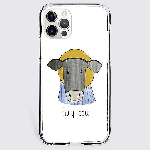 

Graphic Prints Cattle Phone Case For Apple iPhone 12 iPhone 11 iPhone 12 Pro Max Unique Design Protective Case Shockproof Back Cover TPU