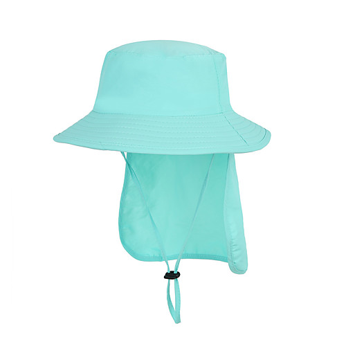 

Boys' Girls' Hiking Cap 1 PCS Outdoor Windproof Breathable Ultraviolet Resistant Soft Hat Solid Color Polyester Taffeta Black Fuchsia Blue for Climbing Beach Camping / Hiking / Caving