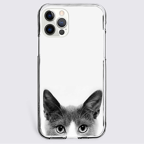 

Cat Animal Phone Case For Apple iPhone 12 iPhone 11 iPhone 12 Pro Max Unique Design Protective Case Shockproof Back Cover TPU