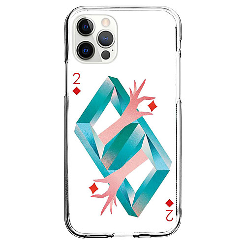 

Poker Phone Case For Apple iPhone 12 iPhone 11 iPhone 12 Pro Max Unique Design Protective Case and Screen Protector Shockproof Back Cover TPU