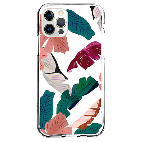 

Trees / Leaves Scenery Phone Case For Apple iPhone 12 iPhone 11 iPhone 12 Pro Max Unique Design Protective Case and Screen Protector Shockproof Back Cover TPU