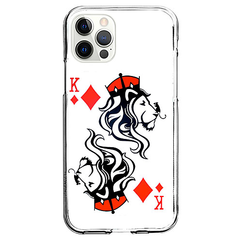 

Poker Phone Case For Apple iPhone 12 iPhone 11 iPhone 12 Pro Max Unique Design Protective Case and Screen Protector Shockproof Back Cover TPU