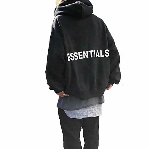 

Men's Pullover Hoodie Sweatshirt Graphic Text Letter Front Pocket Hooded Daily Going out Basic Casual Hoodies Sweatshirts Long Sleeve Loose Long Yellow Gray White