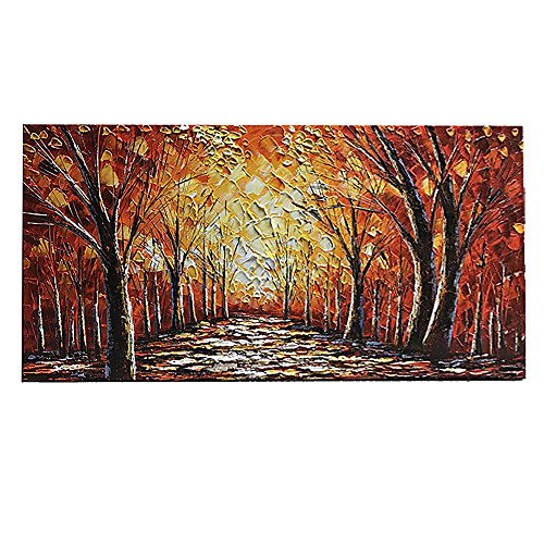 

100% Hand-Painted Contemporary Art Oil Painting On Canvas Modern Paintings Home Interior Decor Abstract 3D Street Painting Large Canvas Art(Rolled Canvas without Frame)