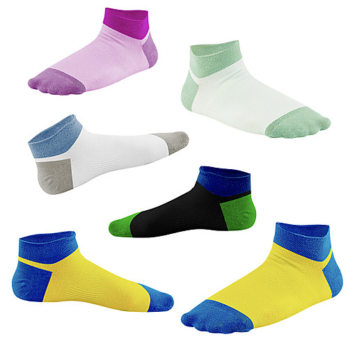

compression socks for women & men circulation (3/6/7 pairs) 15-20 mmhg is best for athletic running cycling - white - s-m