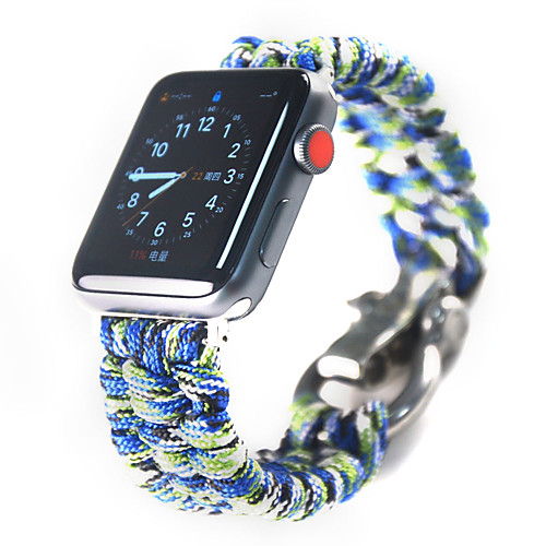 

Smart Watch Band for Apple iWatch 1 pcs Sport Band Nylon Replacement Wrist Strap for Apple Watch Series 6 / SE / 5/4 44mm Apple Watch Series 6 / SE / 5/4 40mm Apple Watch Series 3/2/1 38mm Apple