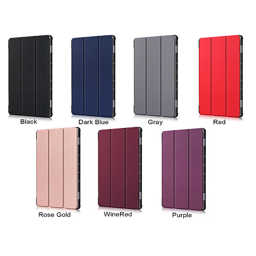 

Phone Case For Huawei Tablets Full Body Case MatePad T10S 10.1'' Huawei Enjoy Tablet 2 10.1'' Honor Pad 6 10.1'' Shockproof Solid Colored PU Leather TPU