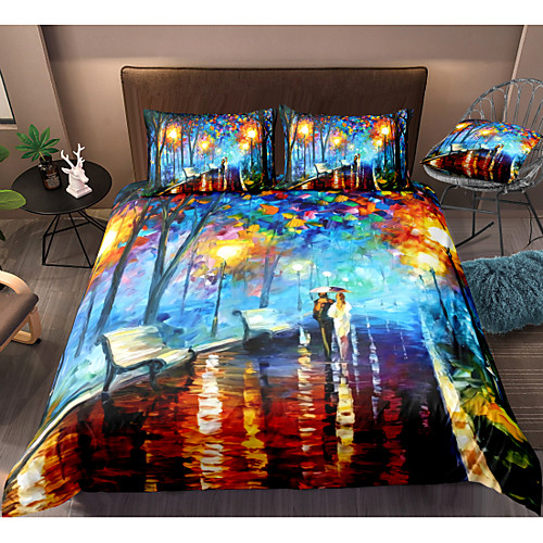 

Abstract Art 3-Piece Duvet Cover Set Hotel Bedding Sets Comforter Cover with Soft Lightweight Microfiber, Include 1 Duvet Cover, 2 Pillowcases for Double/Queen/King(1 Pillowcase for Twin/Single)