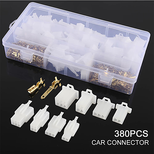 

380pcs Auto Wire Terminal Connector 2.8 Mm Connector Male Female Terminals Housing 2 3 4 6 For Boat Car Motorcycles Car Boat