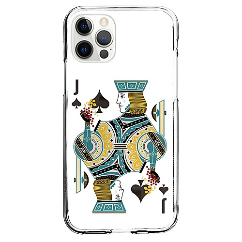 

Poker Phone Case For Apple iPhone 12 iPhone 11 iPhone 12 Pro Max Unique Design Protective Case and Screen Protector Shockproof Back Cover TPU