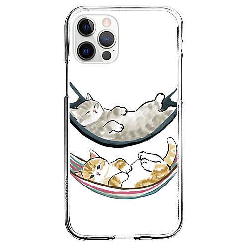 

Cat Animal Phone Case For Apple iPhone 12 iPhone 11 iPhone 12 Pro Max Unique Design Protective Case Shockproof Back Cover TPU