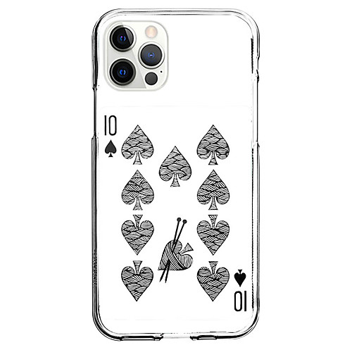 

Poker Phone Case For Apple iPhone 12 iPhone 11 iPhone 12 Pro Max Unique Design Protective Case and Screen Protector Shockproof Back Cover TPU