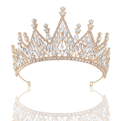 

Crystal / Alloy Tiaras with Crystal / Rhinestone 1 Piece Wedding / Special Occasion Headpiece