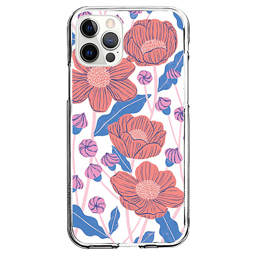 

Floral Floral / Botanical Phone Case For Apple iPhone 12 iPhone 11 iPhone 12 Pro Max Unique Design Protective Case Shockproof Back Cover TPU