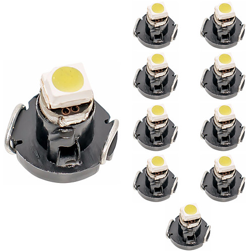 

Signal Lamp T3 T4.2 T4.7 Led Bulbs 12V 1 SMD 2835 5050 Chips Car Dashboard instrument Light Auto Interior Side Light 10pcs