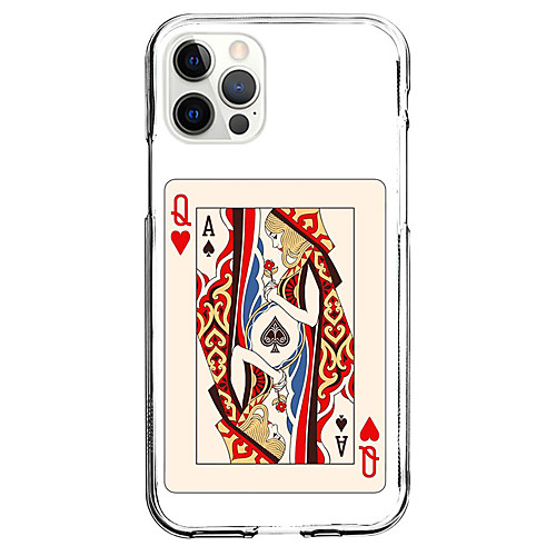 

Poker Phone Case For Apple iPhone 12 iPhone 11 iPhone 12 Pro Max Unique Design Protective Case and Screen Protector Shockproof Back Cover TPU