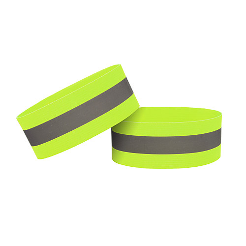 

reflective ankle bands, safety running armband high visibility adjustable strap bands lightweight portable for runner outdoor running, motorcycle riding, cycling, walking and hiking - 4 pack