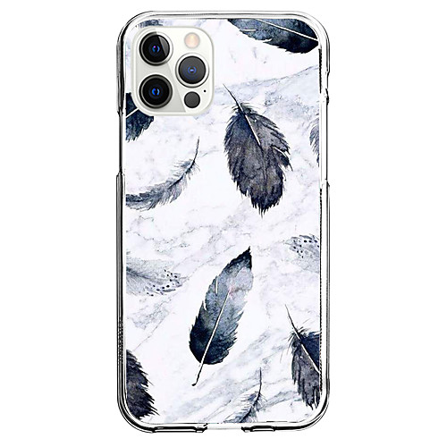 

Feathers Phone Case For Apple iPhone 12 iPhone 11 iPhone 12 Pro Max Unique Design Protective Case Shockproof Back Cover TPU