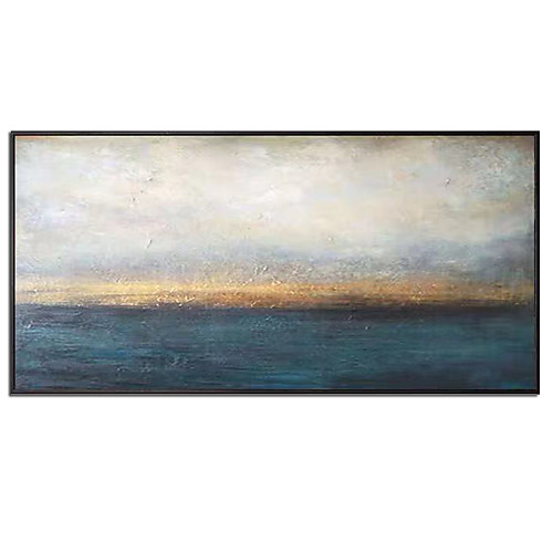 

Oil Painting Handmade Hand Painted Wall Art Horizontal Panoramic Abstract Home Decoration Décor Rolled Canvas No Frame Unstretched