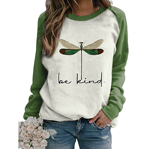 

Women's Geometric Women's Hoodies Long Sleeve Sweater Cardigans Crew Neck Fall Spring Green