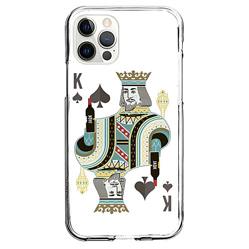 

Poker Phone Case For Apple iPhone 12 iPhone 11 iPhone 12 Pro Max Unique Design Protective Case and Screen Protector Shockproof Back Cover TPU