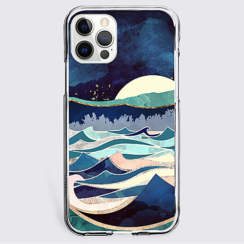 

Painting scenery Phone Case For Apple iPhone 12 iPhone 11 iPhone 12 Pro Max Unique Design Protective Case Shockproof Back Cover TPU