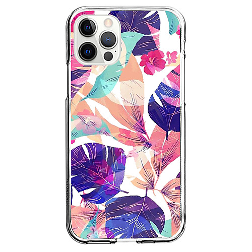 

Trees / Leaves Scenery Phone Case For Apple iPhone 12 iPhone 11 iPhone 12 Pro Max Unique Design Protective Case and Screen Protector Shockproof Back Cover TPU