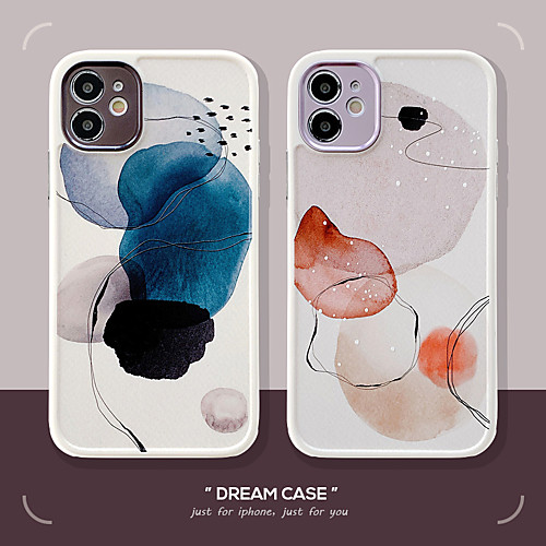 

Phone Case For Apple Back Cover iPhone 12 Pro Max 11 SE 2020 X XR XS Max 8 7 Shockproof Geometric Pattern TPU