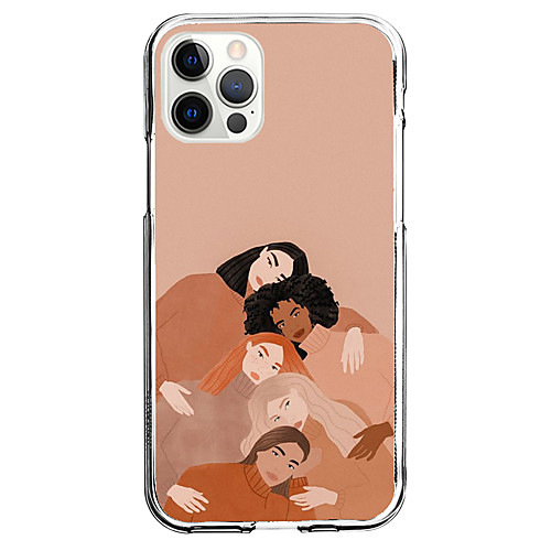 

Cartoon Characters Phone Case For Apple iPhone 12 iPhone 11 iPhone 12 Pro Max Unique Design Protective Case and Screen Protector Shockproof Back Cover TPU