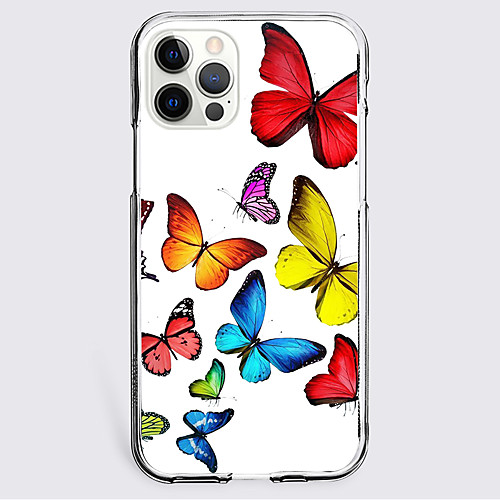 

Butterfly Phone Case For Apple iPhone 12 iPhone 11 iPhone 12 Pro Max Unique Design Protective Case Shockproof Back Cover TPU
