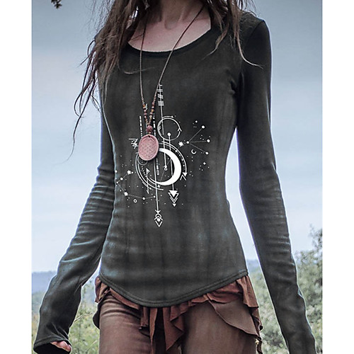 

Women's Color Block Letter Women's Hoodies Long Sleeve Sweater Cardigans Crew Neck Fall Spring Purple Brown Gray