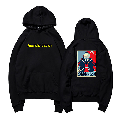 

Inspired by Assassination Classroom Korosensei Cosplay Costume Hoodie Polyester / Cotton Blend Graphic Prints Printing Hoodie For Women's / Men's