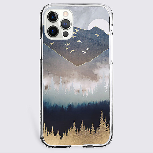 

Painting scenery Phone Case For Apple iPhone 12 iPhone 11 iPhone 12 Pro Max Unique Design Protective Case Shockproof Back Cover TPU