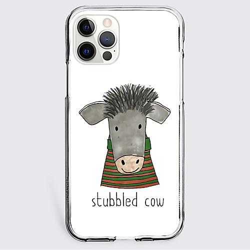 

Graphic Prints Cattle Phone Case For Apple iPhone 12 iPhone 11 iPhone 12 Pro Max Unique Design Protective Case Shockproof Back Cover TPU