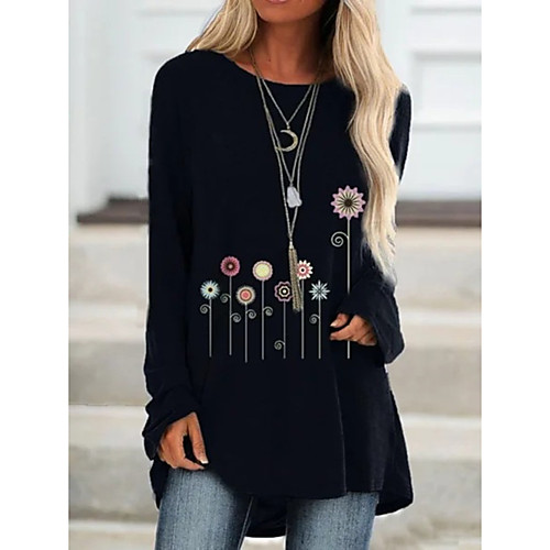 

Women's Solid Color Women's Hoodies Long Sleeve Sweater Cardigans Crew Neck Fall Black Blue Khaki