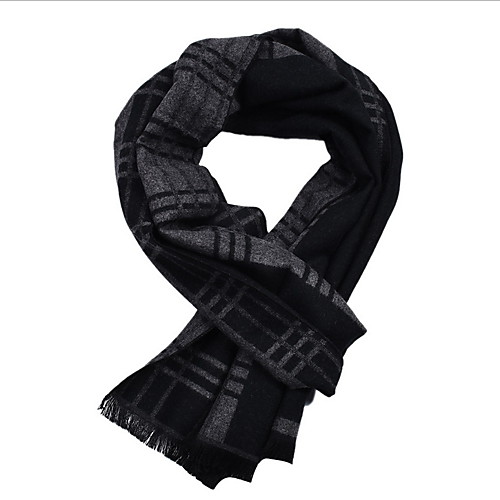 

Men's Tassel Rectangle Scarf - Print