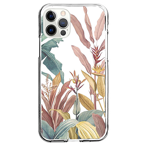 

Trees / Leaves Scenery Phone Case For Apple iPhone 12 iPhone 11 iPhone 12 Pro Max Unique Design Protective Case and Screen Protector Shockproof Back Cover TPU