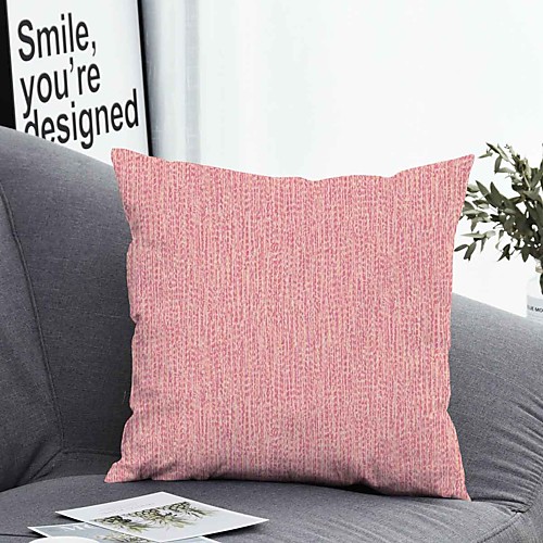 

1 pcs Polyester Pillow Cover & Insert Simple Classic Square Zipper Polyester Traditional Classic