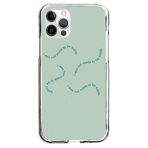 

Novelty Letter Phone Case For Apple iPhone 12 iPhone 11 iPhone 12 Pro Max Unique Design Protective Case Shockproof Pattern Back Cover TPU