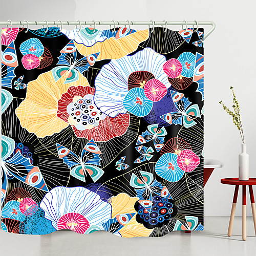 

Shower Curtains & Hooks Modern Polyester New Design 72 Inch